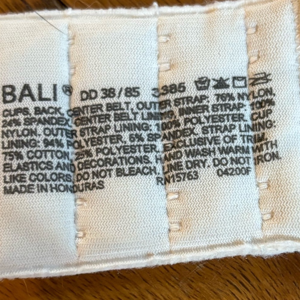 Bali bra 38DD - Picture 3 of 4